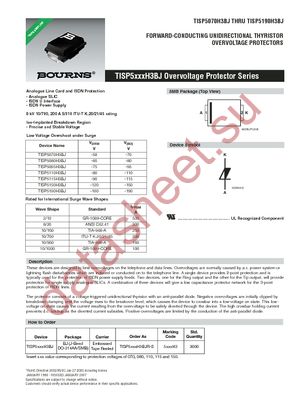 TISP5110H3BJR datasheet  